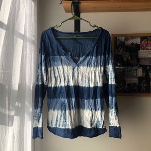 Lucky Brand tie dye long sleeve
